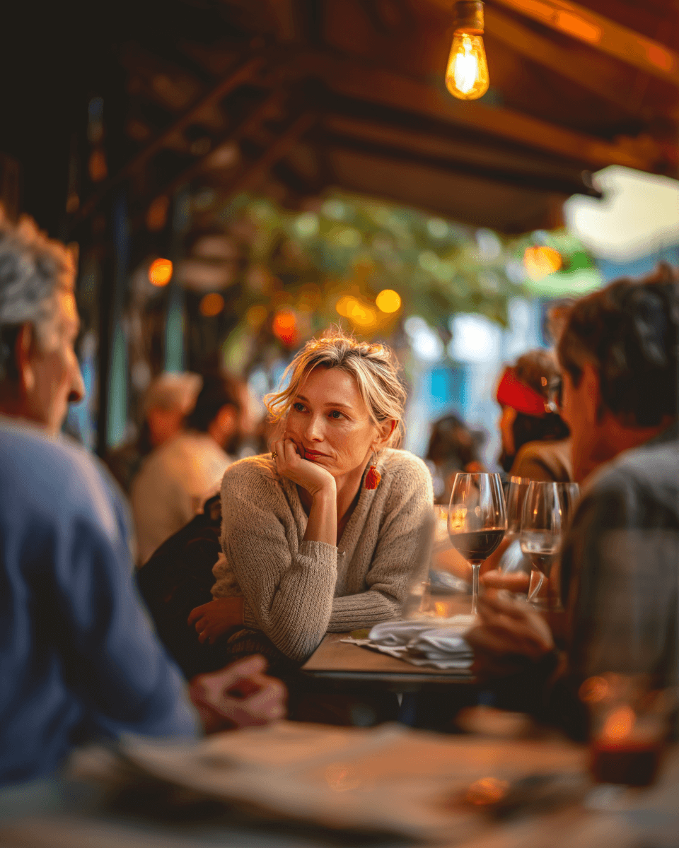 can't hear in restaurants