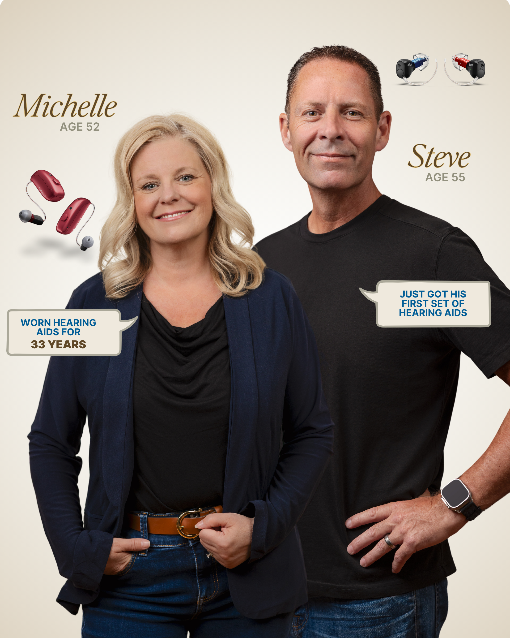 Steve and Michelle Hearing Loss Stories Steve and Michelle Hearing Loss Stories